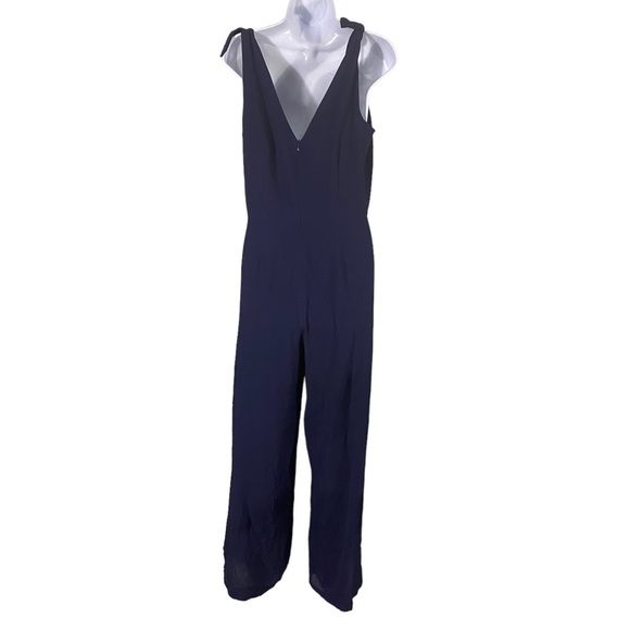 Betsey Johnson Navy Blue Sleeveless Jumpsuit Sz 10 NWT - Picture 6 of 8